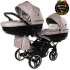 Junama FluoLine 06 DuoSlim Pink Silver - Carucior de Gemeni 3 in 1