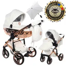 Carucior 2 in 1 Junama Diamond V2 Hand Craft 09 Copper White