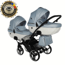 Carucior de Gemeni 3 in 1 Junama Diamond V2 FL 06 BW
