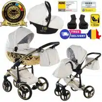 Carucior 3 in 1 Junama Diamond Enzo 02 Gold V3