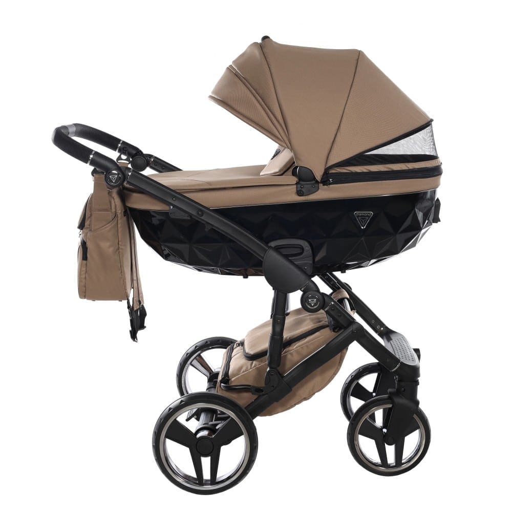 Carucior_Junama_Diamond_2_in_1 Basic_04_Beige_V3_Landou_Aerisire_Capotina