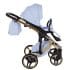 Cărucior 3 in 1 Junama Diamond Enzo BabyBlue