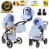 Carucior 3 in 1 Junama Diamond Enzo BabyBlue
