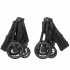 Carucior 3 in 1 Masi Cosy Oxford Black - cadru pliat cu modul sport