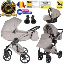 Carucior 3 in 1 Junama Diamond Enzo 08 Cappuccino