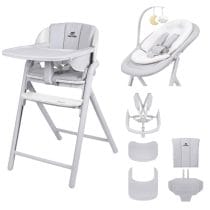 Scaun de masa 3 in 1 Carrello Tenero Grey tiny tots bebe magazin copii cluj importator official carrello romania