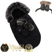 Sac de iarnă și mănuși Junama Igloo Black