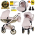 Cărucior 3 în 1 Junama Diamond Cubby 01 Premium Pink