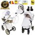 Carucior 3 in 1 Junama Diamond Cubby 04 Premium White