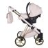 Cărucior 3 în 1 Junama Diamond Cubby 01 Premium Pink Scoica