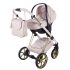 Cărucior 3 în 1 Junama Diamond Cubby 01 Premium Pink Scoica