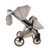 Cărucior 3 în 1 Junama Diamond Cubby 02 Premium Beige Modul Sport
