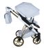Cărucior 3 în 1 Junama Diamond Cubby 03 Premium Blue Modul Sport