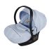 Cărucior 3 în 1 Junama Diamond Cubby 03 Premium Blue Scoica