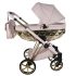 Cărucior 3 în 1 Junama Diamond Cubby 01 Premium Pink Landou