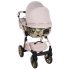 Cărucior 3 în 1 Junama Diamond Cubby 01 Premium Pink Landou